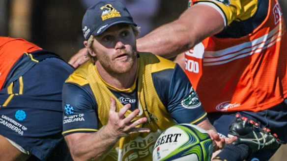 Matt Lucas will be fighting for the Brumbies' scrumhalf spot this year.