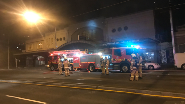 A fire broke out at the San Remo Ballroom building in the early hours of Monday.