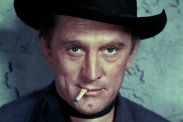 Kirk Douglas in the 1955 film Man Without a Star.