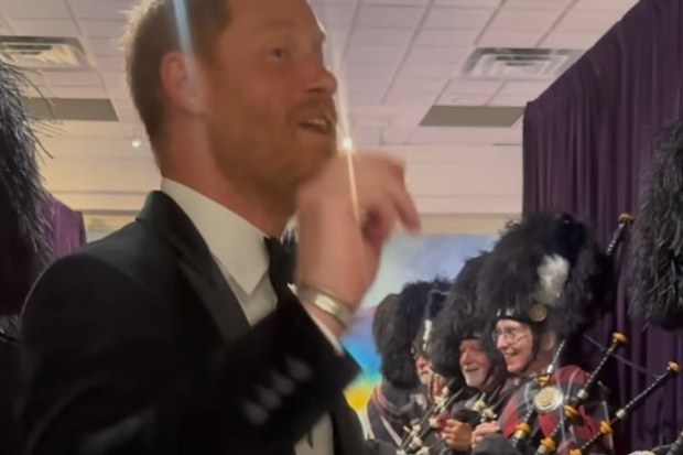 Prince Harry and Meghan Markle, Duke and Duchess of Sussex attend the David Foster Foundation 40th Anniversary gala in Vancouver, Canada on August 7
