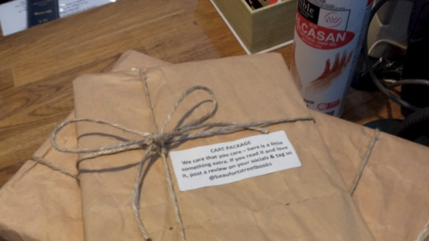 Beaufort Street Books found a way to thank customers and support Australian authors and publishers with "care packages". 