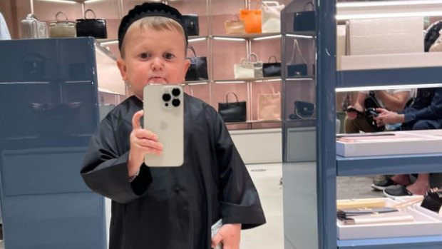 A viral star of Instagram and TikTok, Hasbulla began posting online in November 2020 with his feel-good content attracting millions of likes and followers.