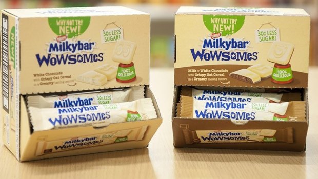 Nestle's sugar-reduced Milkybar Wowsomes chocolates proved a lemon in the UK.