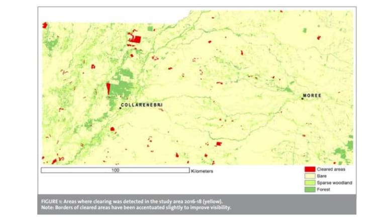 The region studied is around Collarenebri in northern NSW.