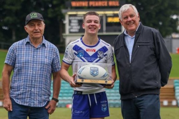 Bulldogs halfback Mitchell Woods is an outstanding all-round sportsman.