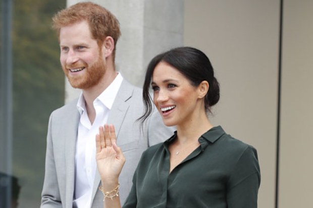 Prince Harry and Meghan, the Duchess of Sussex visit the University of Chichester Tech Park, south east England, Wednesday October 3, 2018