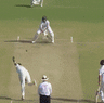 Joe Root throws away his wicket in India.