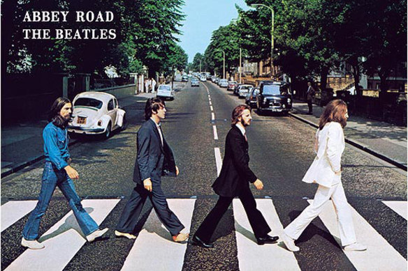 Abbey Road record cover - The Beatles.
