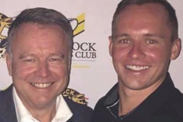 Former federal MP Joel Fitzgibbon with his son Jack.