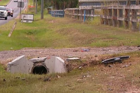 The 51-year-old woman who died at Logan Reserve on Saturday left behind eight children, police said.