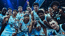 The Breakers celebrate winning the inaugural Ignite Cup final