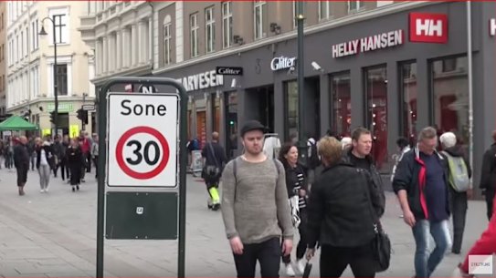 To reduce fatalities, emissions and make Oslo more livable, the city has reduced speed limits in residential and pedestrian precincts 