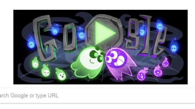 Google's Halloween doodle.
