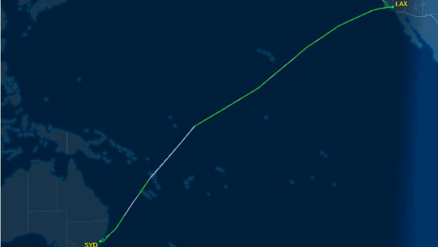 United Airlines flight UA839 landed at Sydney Airport after issuing a mayday call.