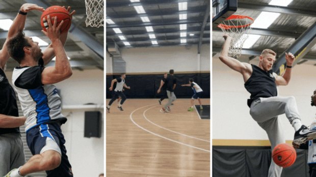 How four Aussie NBA stars stole the show at a Sandringham training court