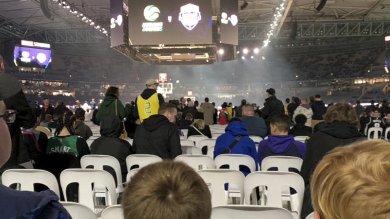 Marvel Stadium View At Boomers Vs Usa Clash Angers Fans