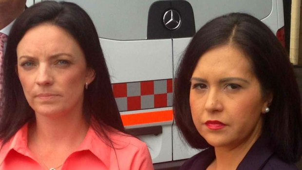 Prue Car (right) declined to comment on the allegations made by Emma Husar (left).