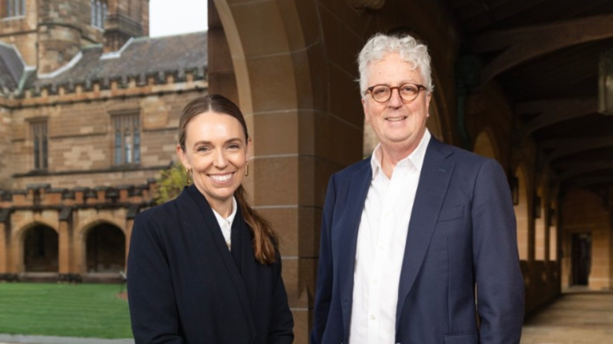 Jacinda Ardern joins up with Australian university