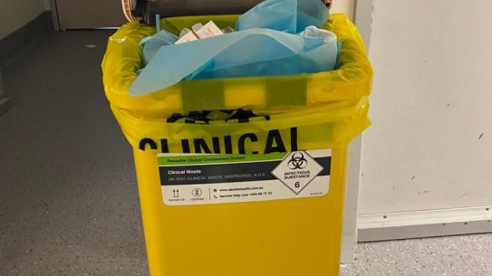 Staff are concerned about infection control at the Alfred's COVID-19 ward.