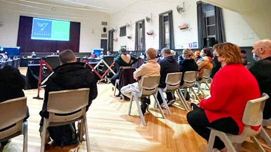 A Darebin City Council meeting.