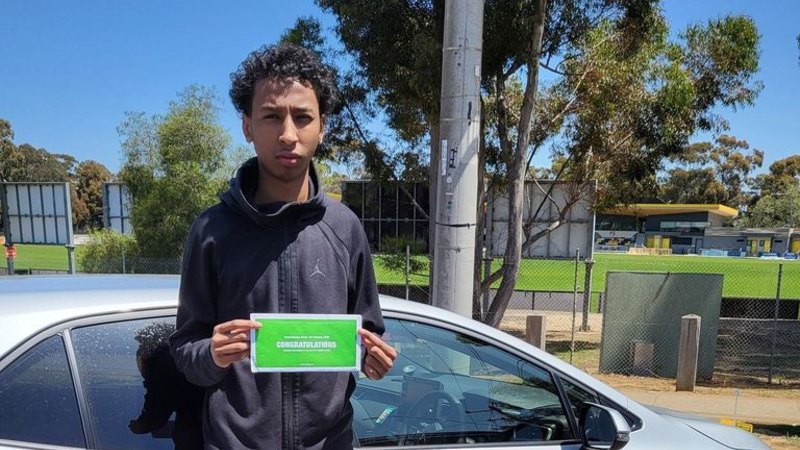 Hashim, 18, was stabbed to death in St Kilda. His killer wrote rap lyrics about it