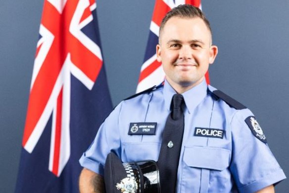 WA Police Constable Anthony Woods.