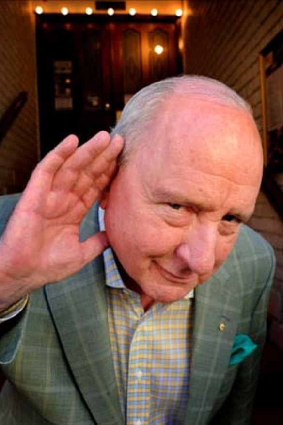 From all accounts Delany does a mean impersonation of Alan Jones.