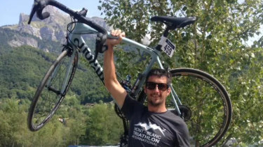 Marc Sutton has been named as the British cyclist killed in the French Alps in a hunting accident.