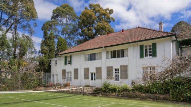 The alleged $2.9 million skimmed from an ATM is believed to have paid for a Pymble home (above) with tennis court and pool, as well as a Porsche.
