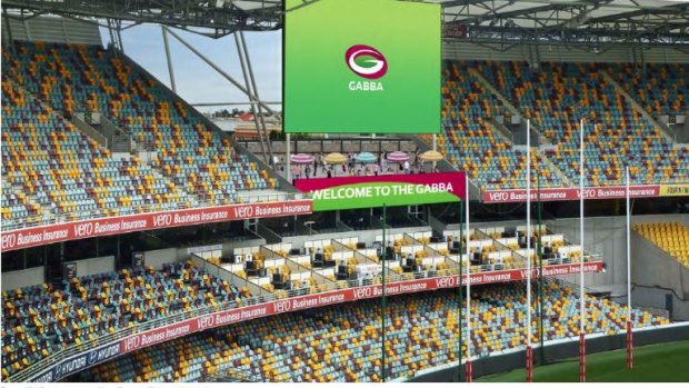 Opened-up levels of the Gabba are part of a report into its future.