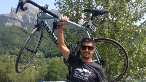 Marc Sutton has been named as the British cyclist killed in the French Alps in a hunting accident.