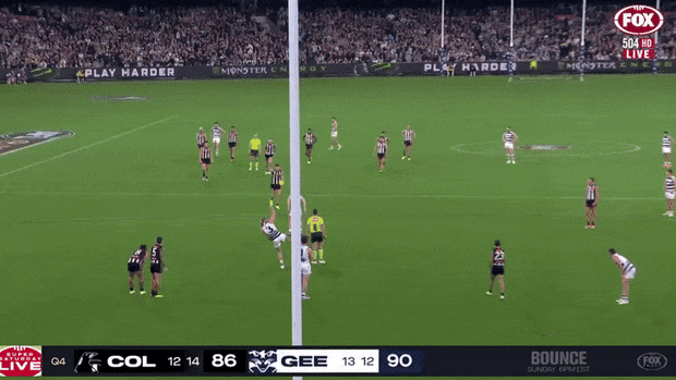 Jack Crisp’s miss after the siren.