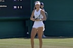 Ida Wobker was disqualified from her match. 