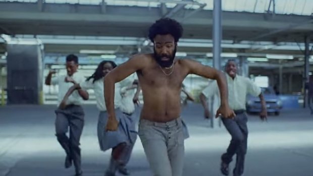 Childish Gambino's music video for <em>This Is America</em> was one of the most searched for YouTube videos.