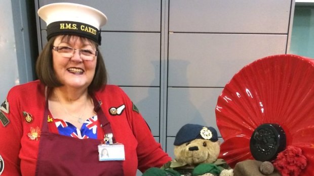 Kath Ryan has been providing homemade cakes for injured soldiers since 2009. 