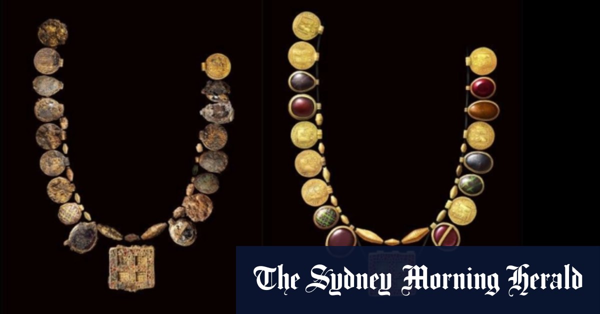 'Stunning' 1300-year-old gold necklace unearthed in England - Vimarsana News