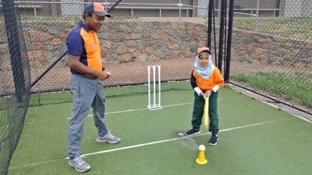 Masud Rahman runs the Canberra Cricket Academy to bring more kids into cricket.
