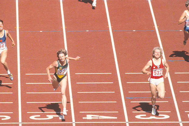 Debbie Flintoff-King (second from left). 