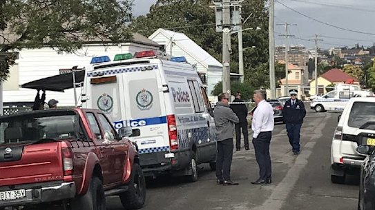 Emergency services were called to a home in Newcastle shortly after 7am on Tuesday.