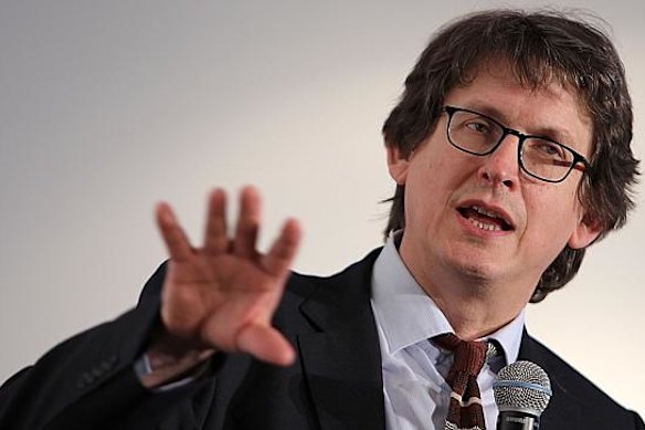 Former editor-in-chief of The Guardian, Alan Rusbridger.