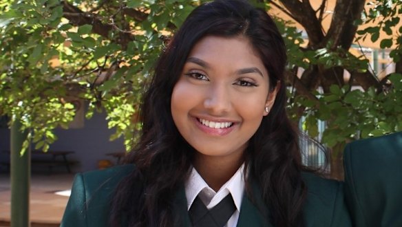 Tanvi Singh, HSC high achiever, from Willyama High School