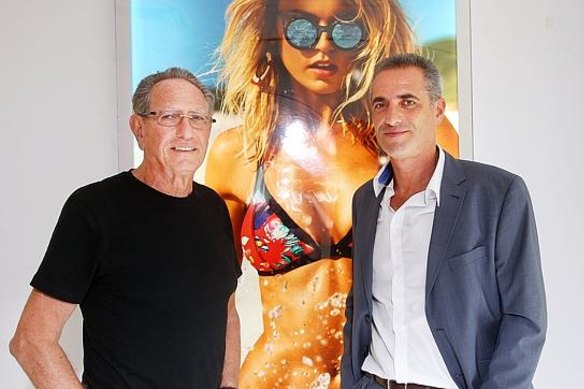 Seafolly founder Peter Halas, left, and son Anthony had high hopes after selling to L Capital. 