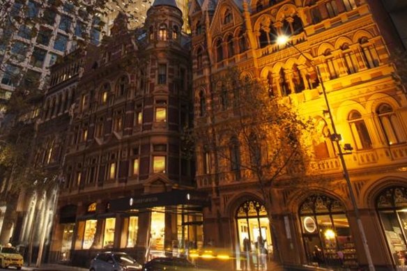 Mirvac booked profits from its Olderfleet development in Melbourne’s Collins Street. 