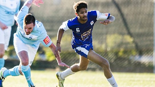 Gungahlin United have signed Jeremy Habtemariam (right) from Canberra Olympic. 