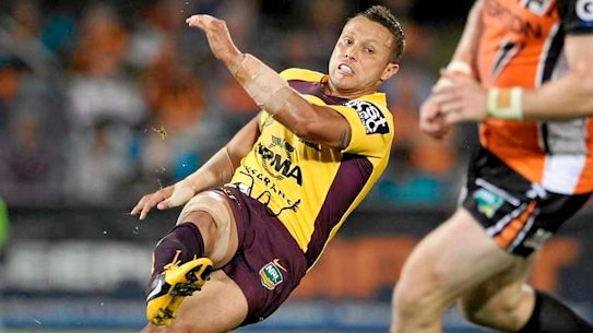 Scott Prince during his playing days with the Brisbane Broncos.