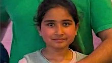 Hania Ahmed,9, was visiting family in Pakistan when she was killed, after police chasing robbers shot at the family’s hire car.