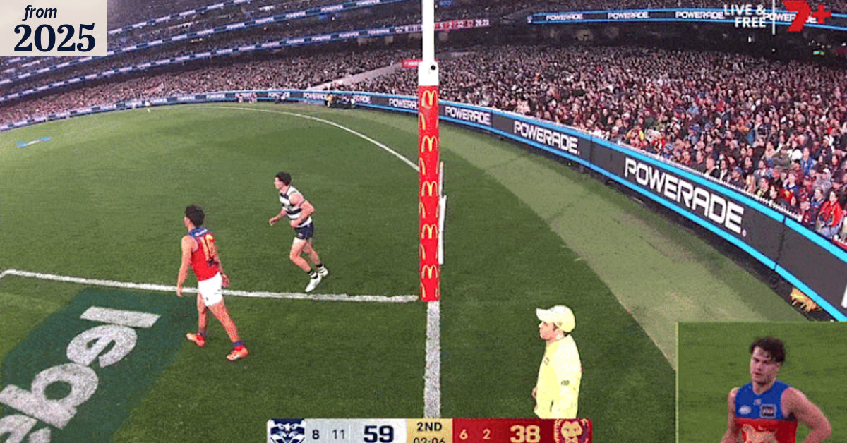 AFL umpiring questioned after Brisbane Lions score back-to-back goals ...