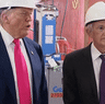 Donald Trump and Jerome Powell