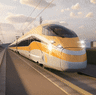 Animation of a high-speed train on Australia’s East Coast. 