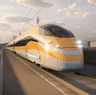 Animation of a high-speed train on Australia’s East Coast.